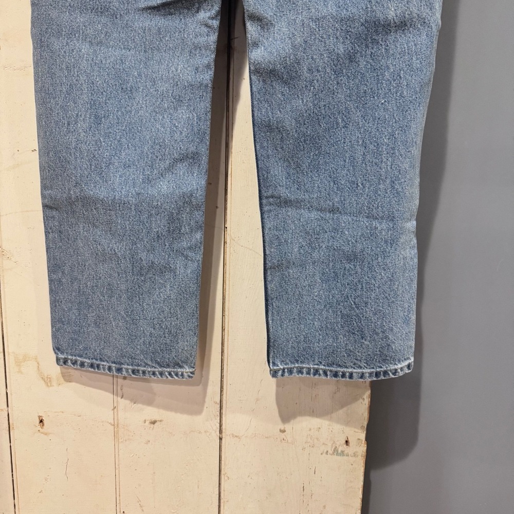 Men's Carhartt Blue Jeans Work Pants 38x30 B480 DPS Traditional‎ Fit VGC - 1 - Picture 9 of 10